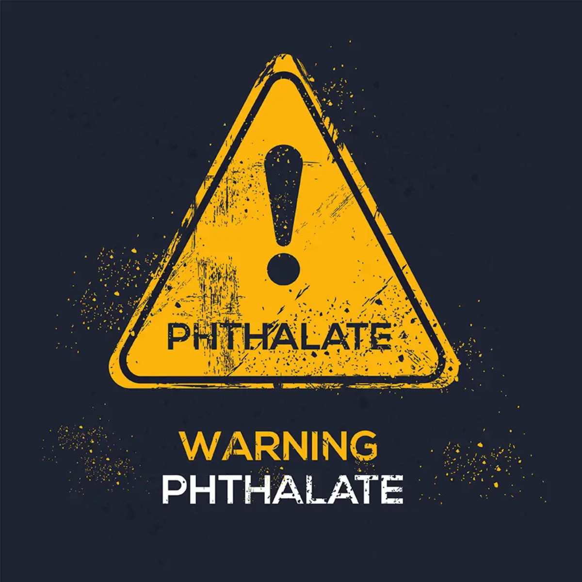Phthalate warning sign