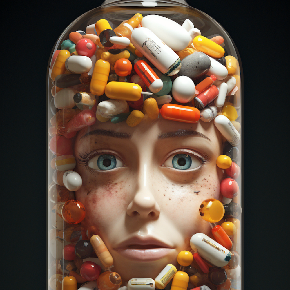 What pharma pills can do to your face.