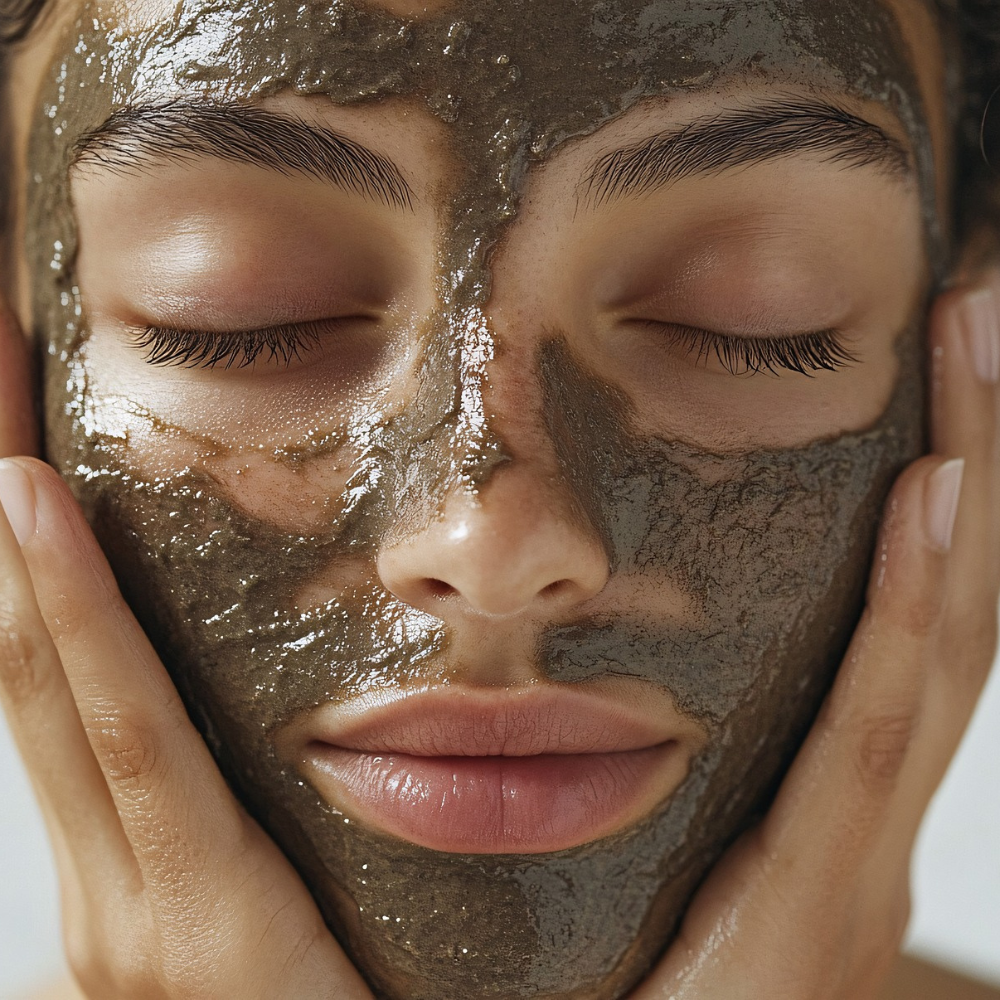 brown seaweed used to nourish your face and skin