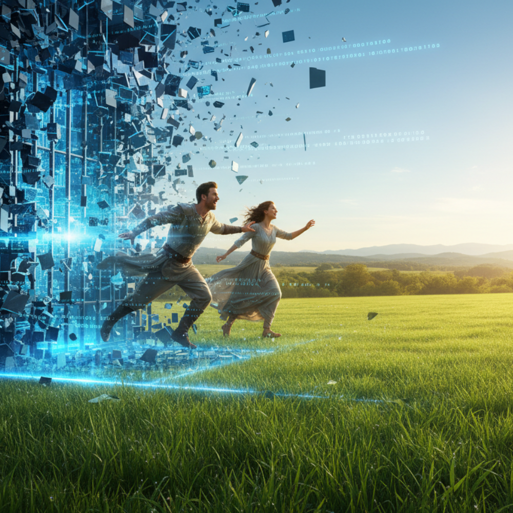 Escape the digital prison for low emf zones