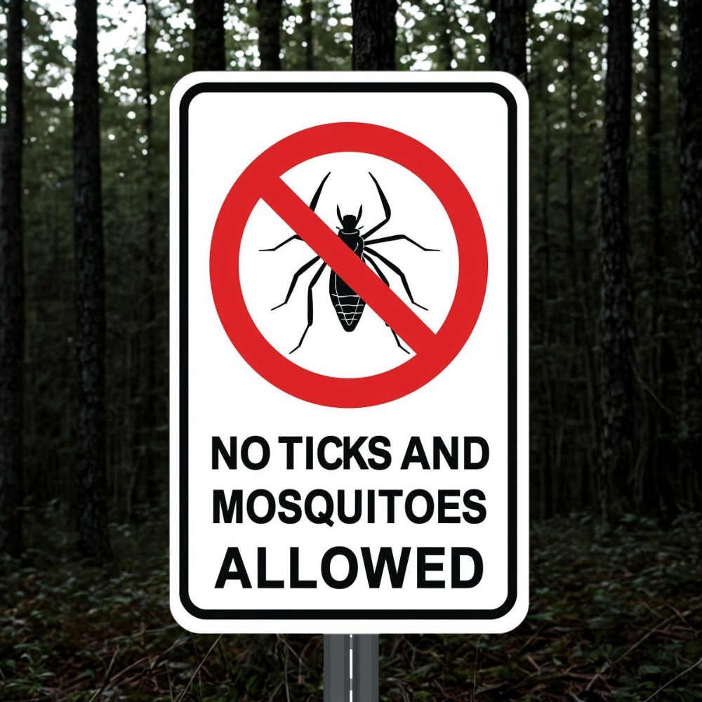 No ticks and mosquitoes allowed