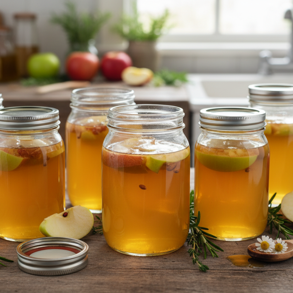 fruit infused vinegar for healthy skincare