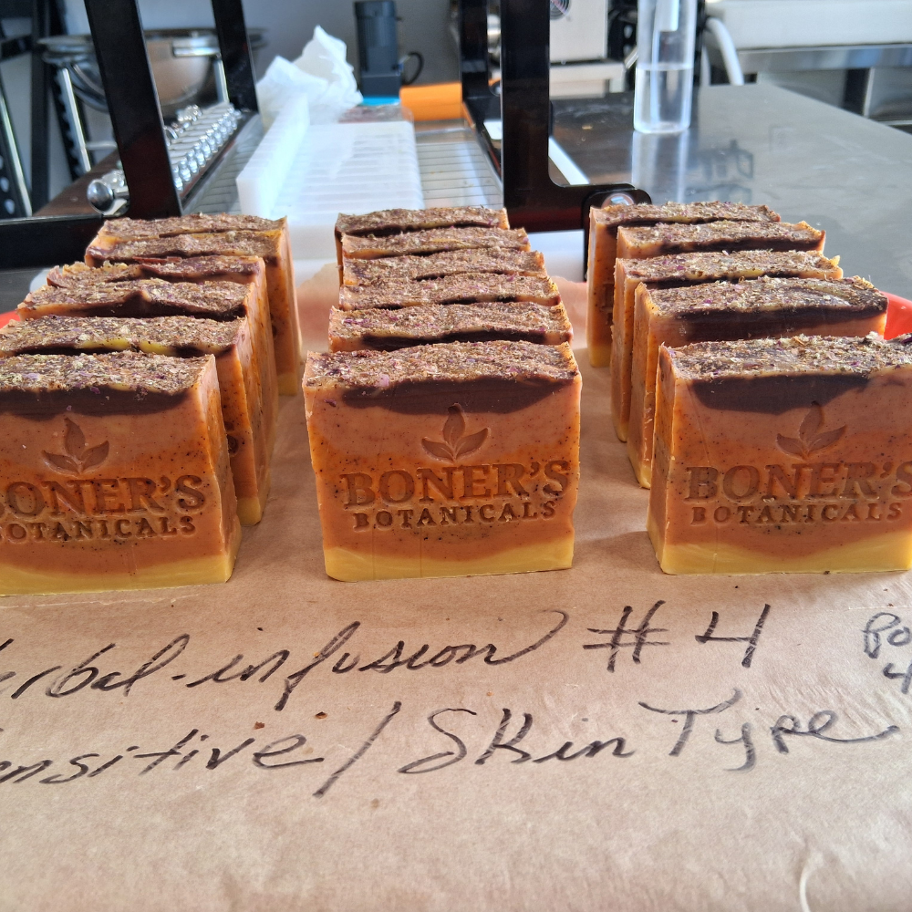 Terracotta Sunrise Herbal Bar Soap (For dry and eczema-prone skin)