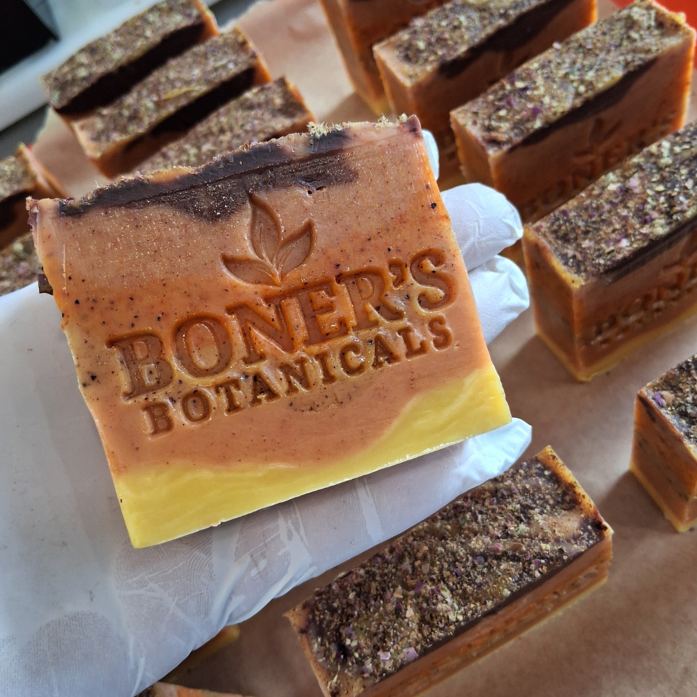 Terracotta Sunrise Herbal Bar Soap (For dry and eczema-prone skin)